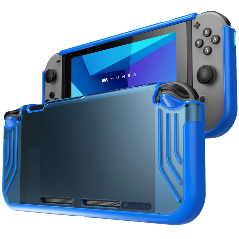 Blue Для nintendo Switch чехол Mumba Slimfit серии Премиум Тонкий прозрачный гибридный защитный чехол для nintendo Switch выпуска - Цвет: Blue