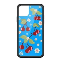 cherry blossom silicone pctpu phone case for iphone 6s 7 8 plus x xs max xr 11 12 pro hard cover for samsung s21 s30 note 21