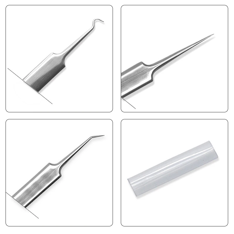 

1PC Stainless Steel Blemish Extractor Tool For Remove Comedones Blackhead Acne Pimple Tools 2020