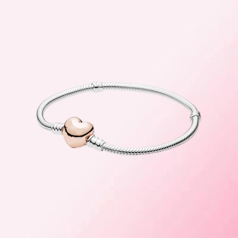 

High Quality Original 925 Sterling Silver Custom Couple Wild Charming DIY Bracelet