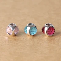 s925 sterling silver fashion jewelry accessories womens bracelet diy pan duo pa crystal big hole separated bead