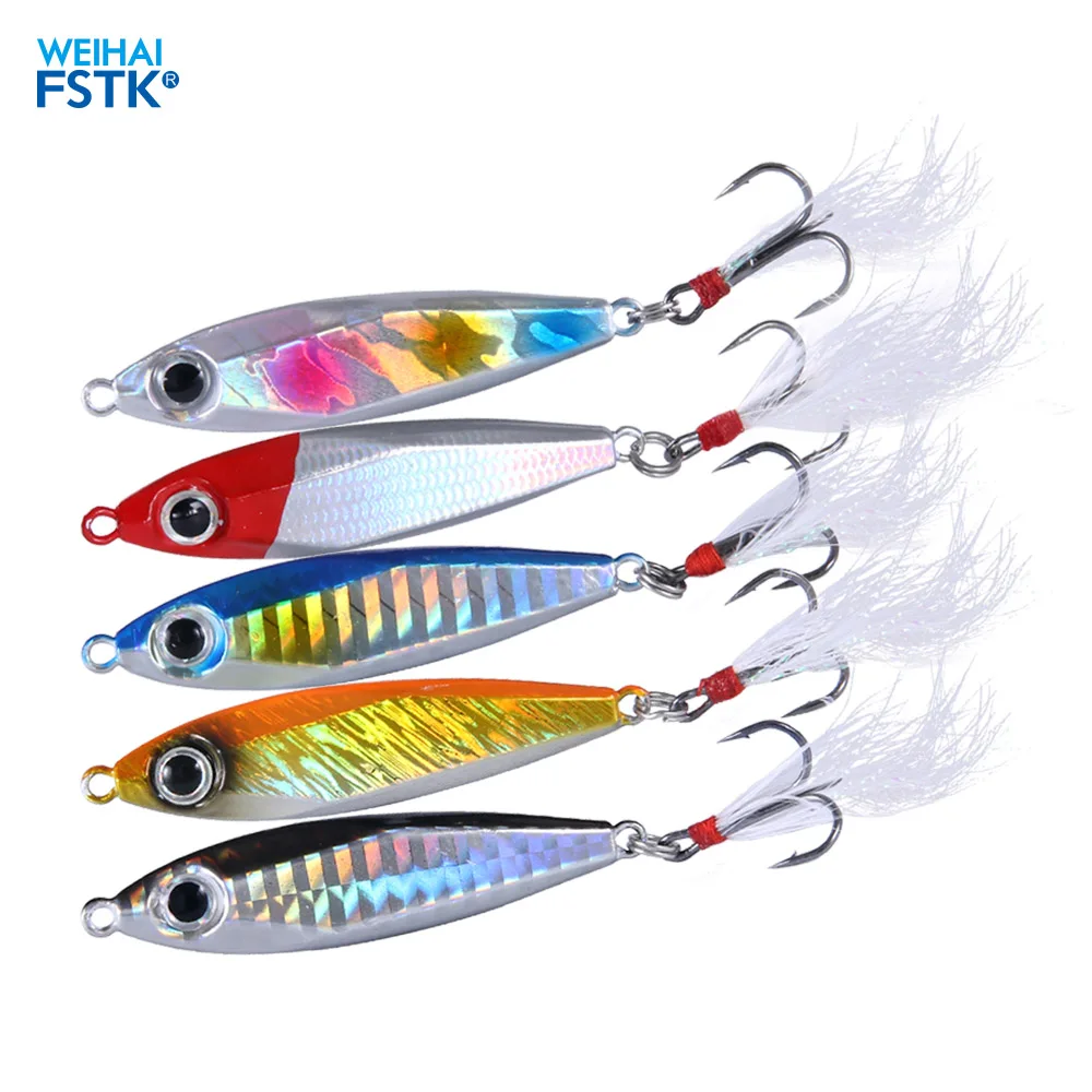 Металлическая приманка ложка для джиггинга свинцовая рыба МИКРО ДЖИГ 30 г