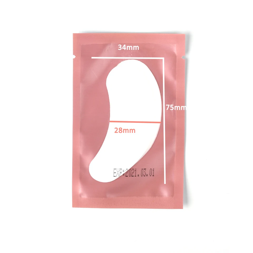 30/50/100 пар/упак. бумажные накладки для наращивания ресниц безворсовые наклейки