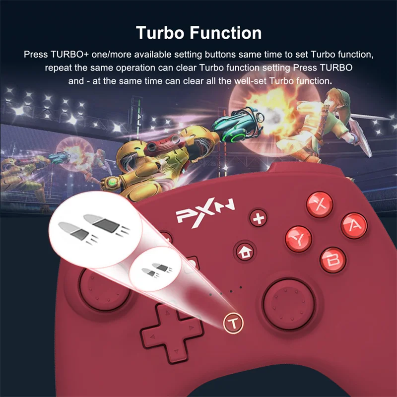 Оригинальный Женский контроллер Nintendo Bluetooth-совместим с Lite/PC USB-кабелем для