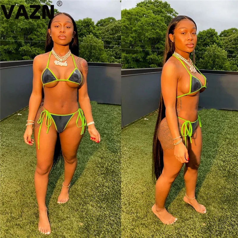 Лето 2020 Новое поступление пляжный Открытый Сексуальный паритет VAZN модный бикини