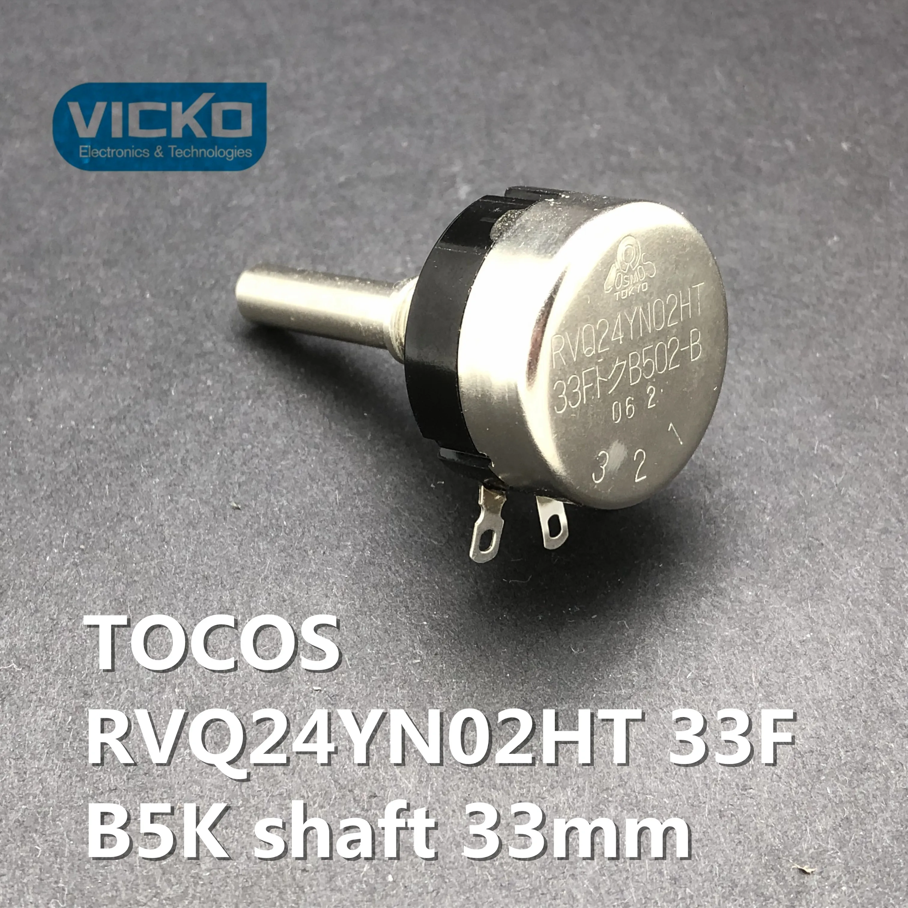 Оригинальный переключатель потенциометра TOCOS RVQ24YN02HT 33F вал B5K 33 мм RVQ24YN02HT33F - купить