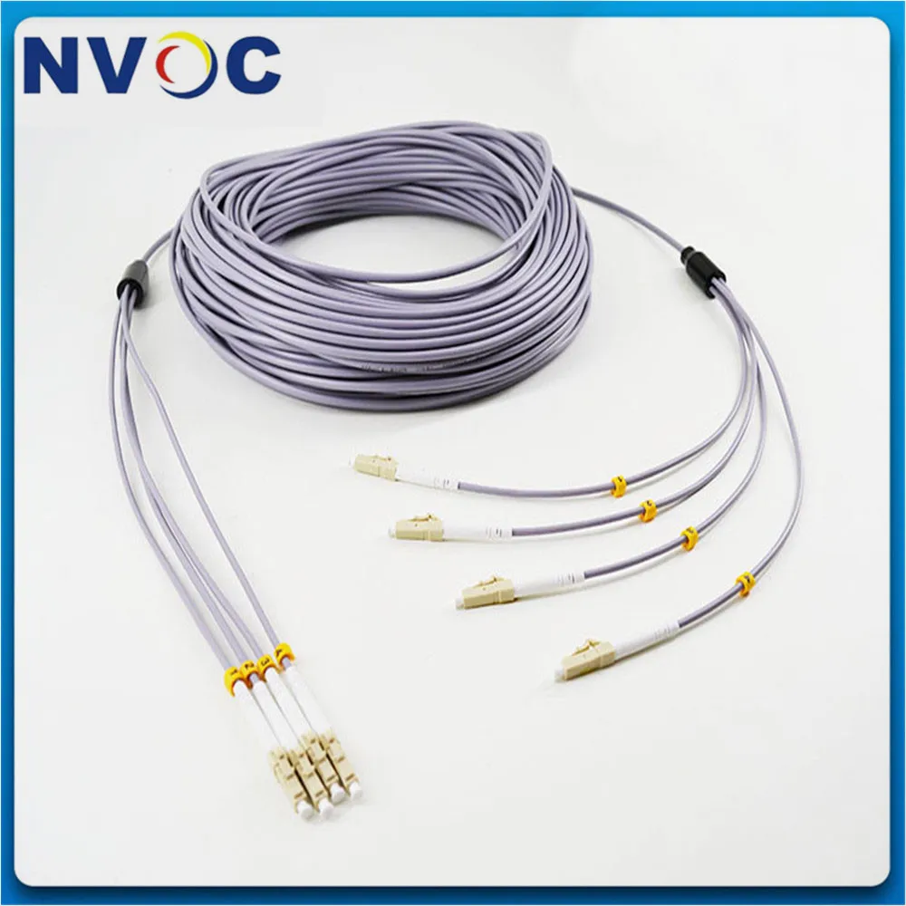 5pcs 5mtr 4core Armored Fiber Patchcords SC LC FC ST Multimode OM2 5M 4Fibers MM Optic Patch Cord Cable | Мобильные телефоны и