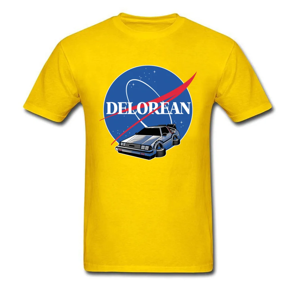 DELOREAN SPACE CCCP футболки Назад в будущее SpaceX Galaxy автомобиль фургон Мужская крутая
