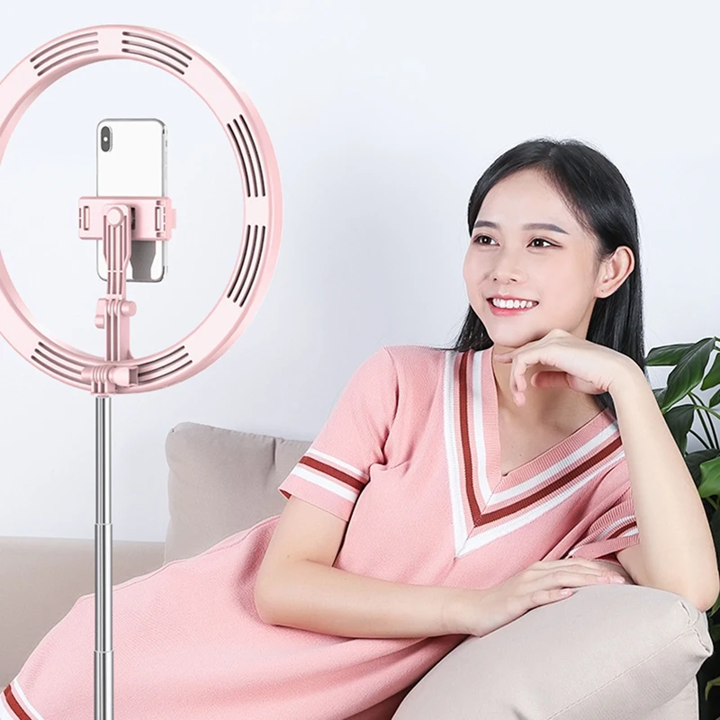 Заполняющий светодиодный кольцевой светильник от пола до потолка складной для