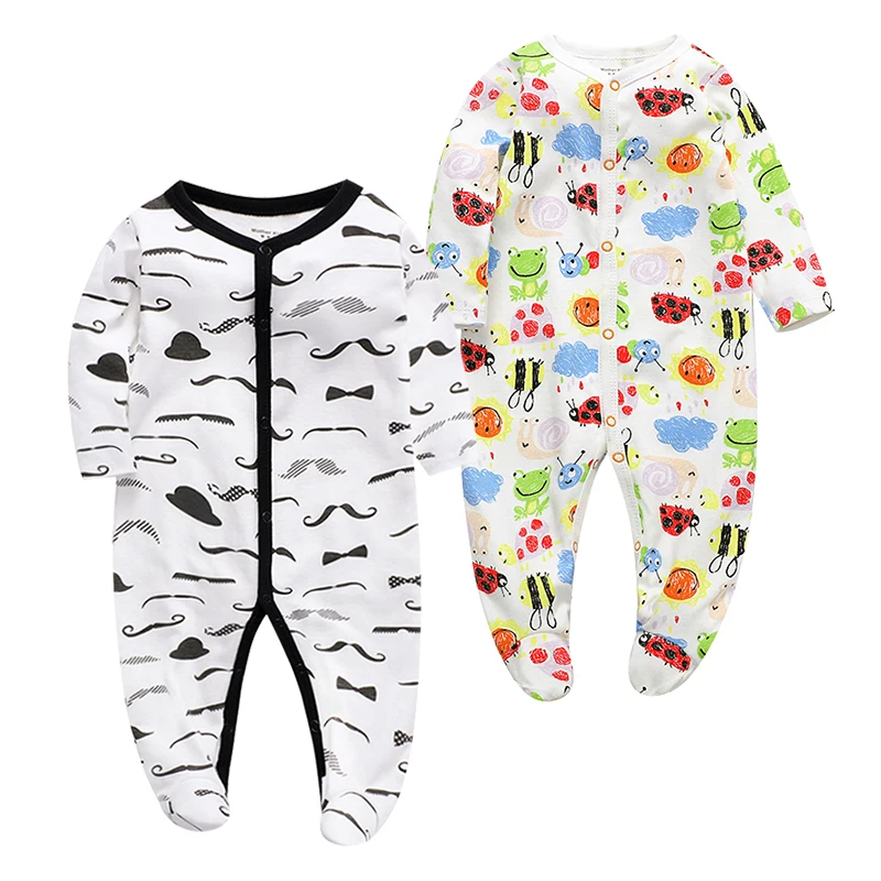 2 шт./партия детские комбинезоны для мальчиков и девочек оригинальные хлопковые