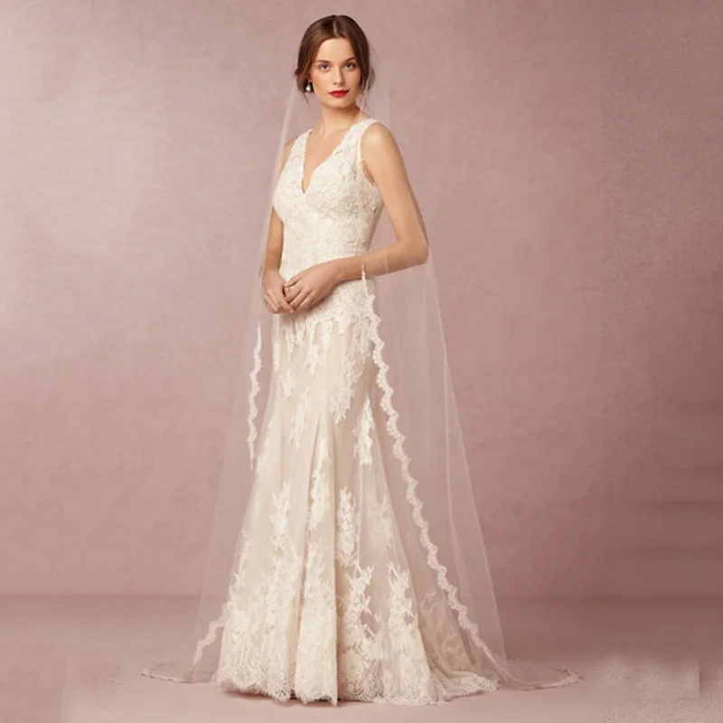 Белая Фата для фотосессии|Свадебные вуали| |