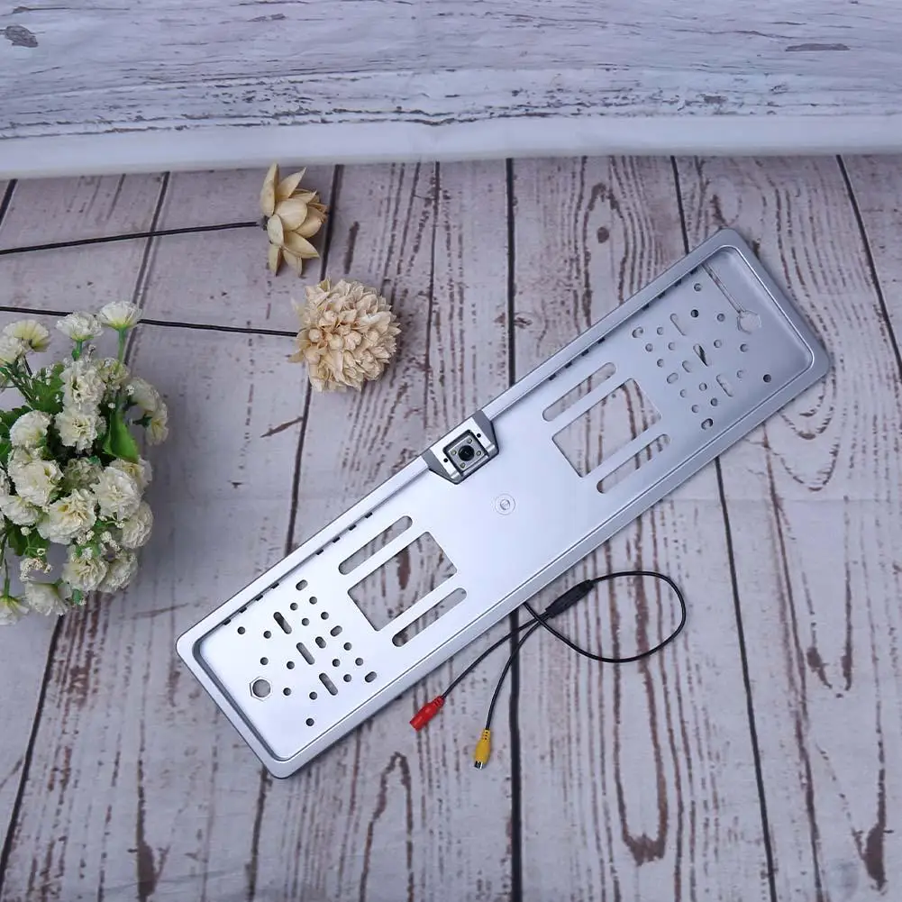 Водонепроницаемый Европейский автомобильный номерной знак рамка LED резервная