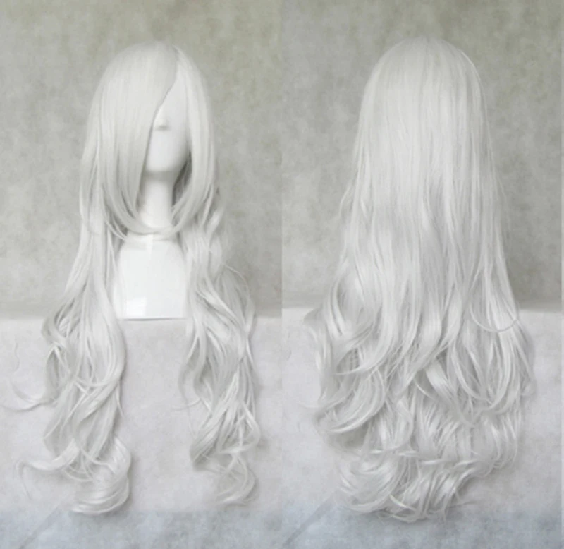 Парик для косплея из синтетических волос длиной 80 см с шапочкой |