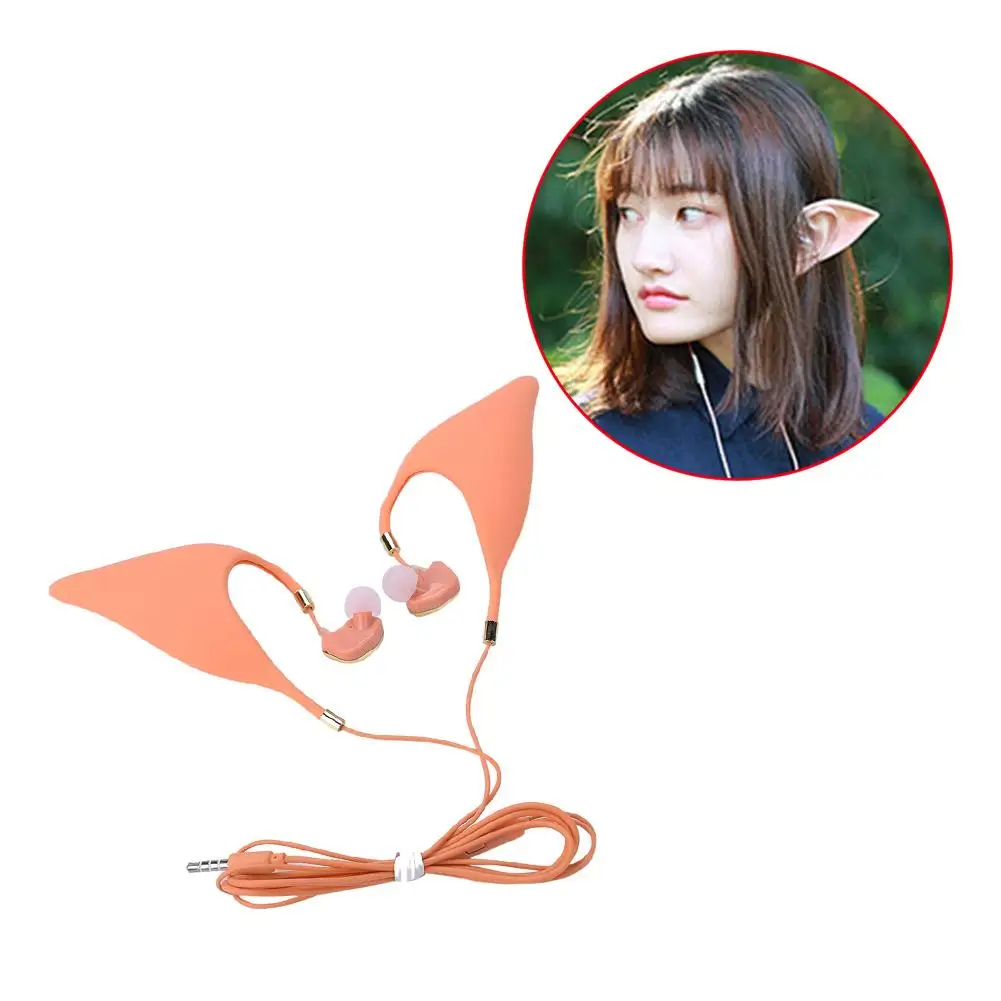 Наушники с низким уровнем басов в ухо супер чистые эльфы микрофоном силиконовые