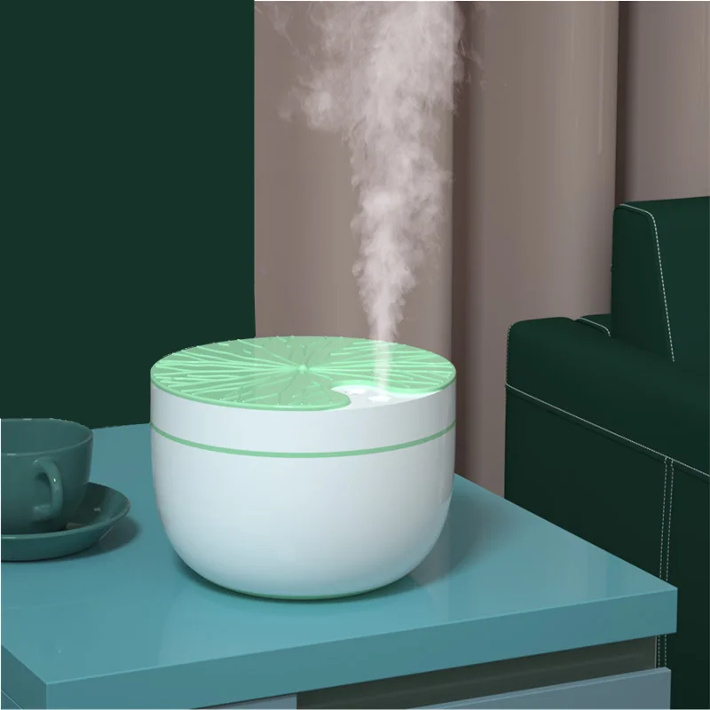 

Lotus Leaf Air Humidifier Aromatherapy Diffuser with LED Lamp 320ml USB Ultrasonic Essential Oil Fogger Freshener for Home Car