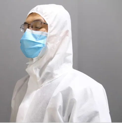 Reusable overall Hazmat Suit Long Coverall Hospital Safety Clothing Protection Protective Anti-virus Avoid Dust Spray | Тематическая