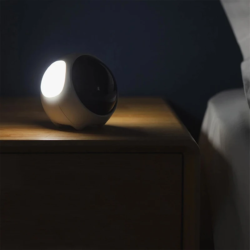 Xiaomi милый будильник с выражением Многофункциональные цифровые светодиодные