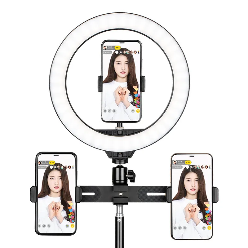 Светодиодный кольцевой светильник для селфи 16/26 см настольная лампа студии