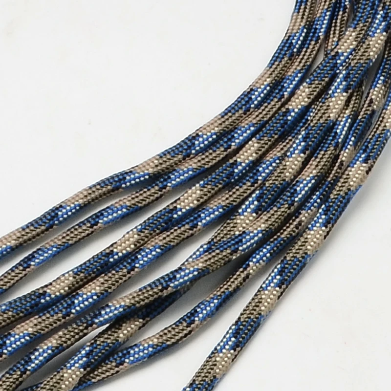 1 Bundle 4mm Rock Climbing Ropes Polyester &amp Polypropylene Paracords DarkSlateGrayabout 100m/bundle 420~500g/bundle | Украшения и