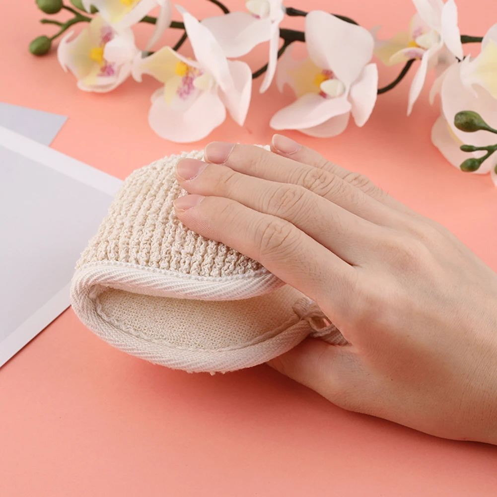 Скребок для чистки кожи мужчин и женщин однотонная губка в форме люфы из