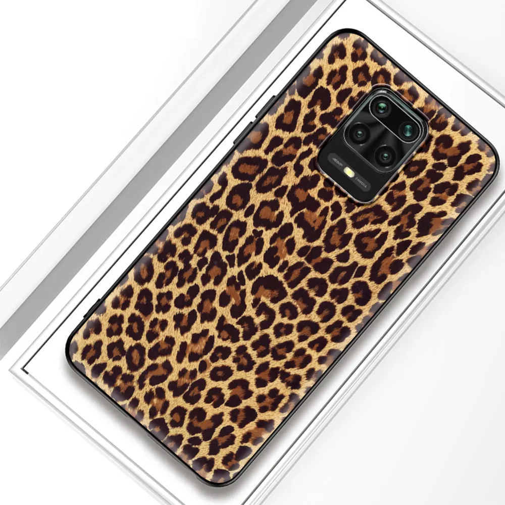 Fashion Leopard Prints Silicone Phone Case For Xiaomi Redmi Note 9S 9 8 Pro 8T 8 8A 9A 9C 9i 7 7A 6 6A Back Cover Coque Fundas
