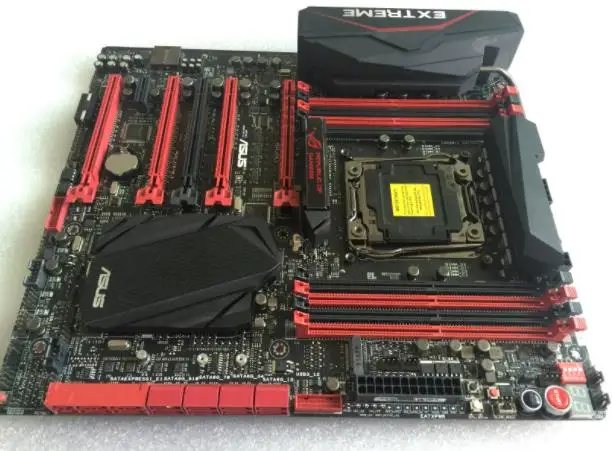 Оригинальная материнская плата ASUS RAMPAGE V EXTREME DDR4 LGA 2011 V3 i7 X USB2.0 USB3.0 128 ГБ X99