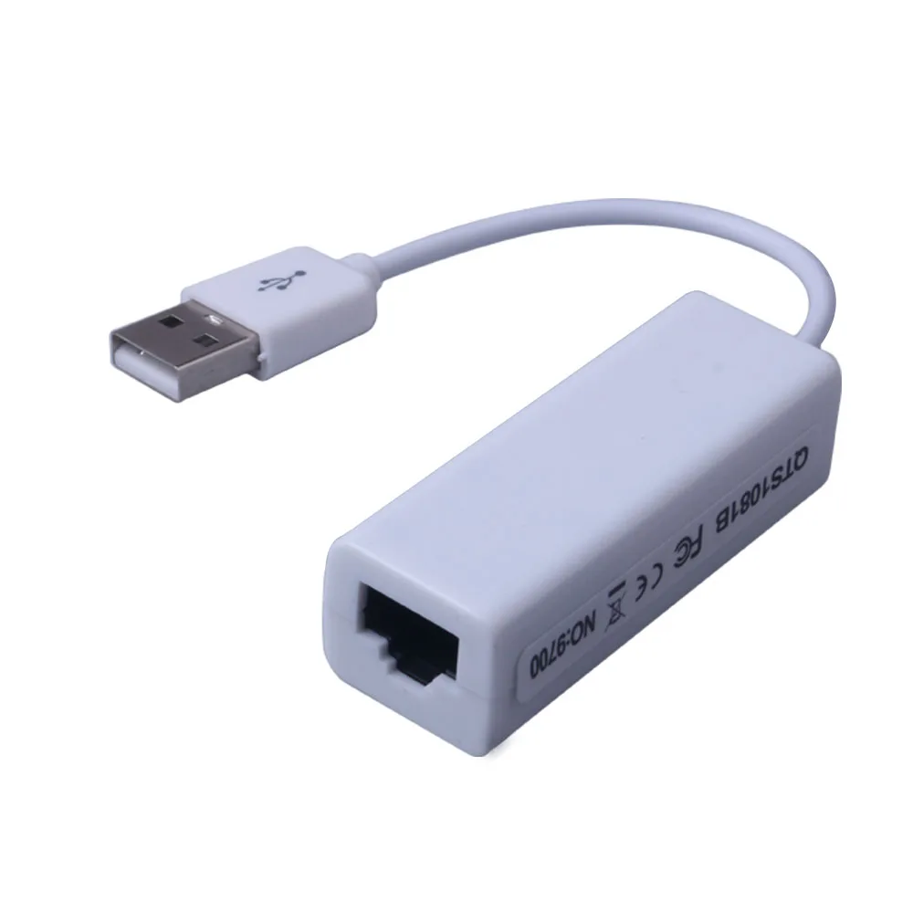 USB Ethernet адаптер Usb 2 0 Сетевая карта в интернет RJ45 Lan 10 Мбит/с для Mac OS Android Tablet LapPC Windows