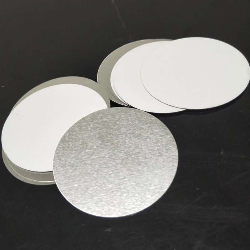 58 mm Sublimation Plate Tags Mirror Finish Round Circle Disc Blank 50x/lot | Красота и здоровье