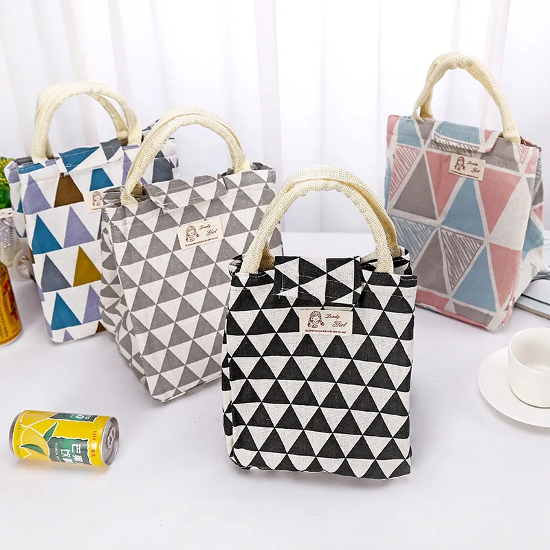 Новая треугольная сумка для ланча термоизолированная Сумка тоут холодильник