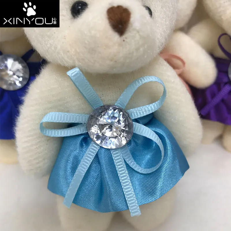 Рождественский подарок Новинка 12 см 10 шт./лот pp Хлопок Детские игрушки плюшевая