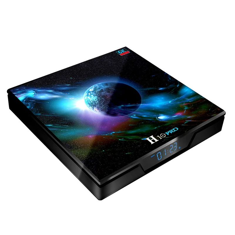 Приставка Смарт-ТВ H10 Pro Android 9 0 ТВ-приставка 2 4G 5G WiFi 6K медиаплеер (4 + 32 ГБ) |