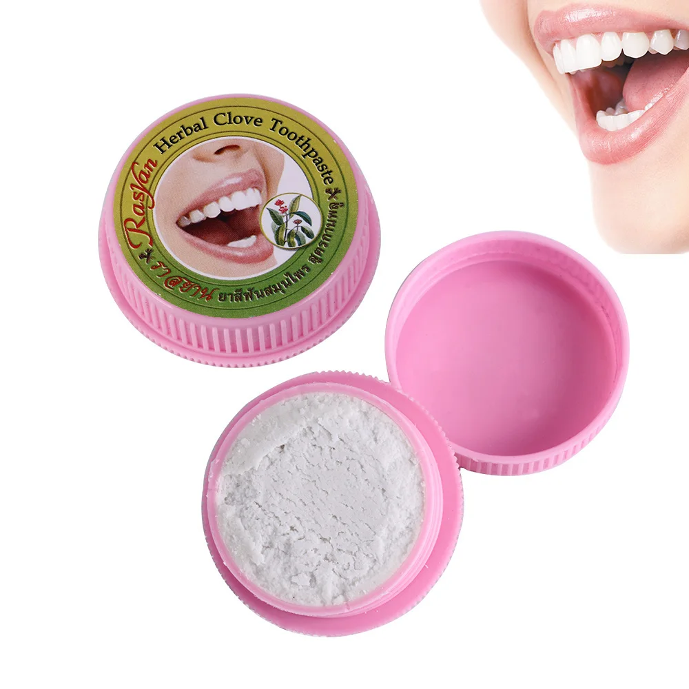 Отбеливающий порошок для зубов натуральный травяной отбеливающий из Таиланда