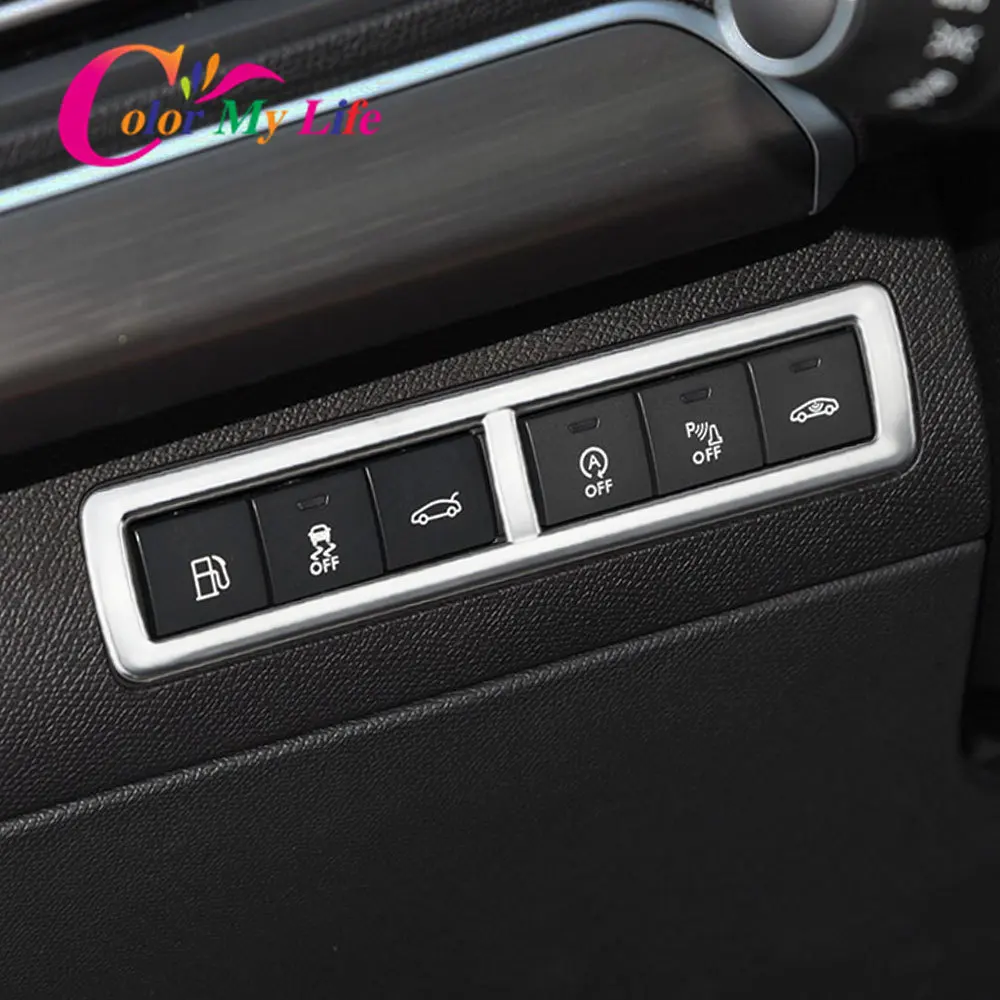 

Color My Life ABS Chrome Tank Knob Cover Trunk Switch Button Circle Cover Trim for Peugeot 308s 408 308 2014 - 2019 Accessories