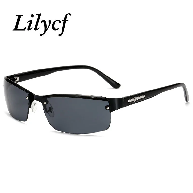 Мужские солнцезащитные очки для рыбалки металлические без оправы