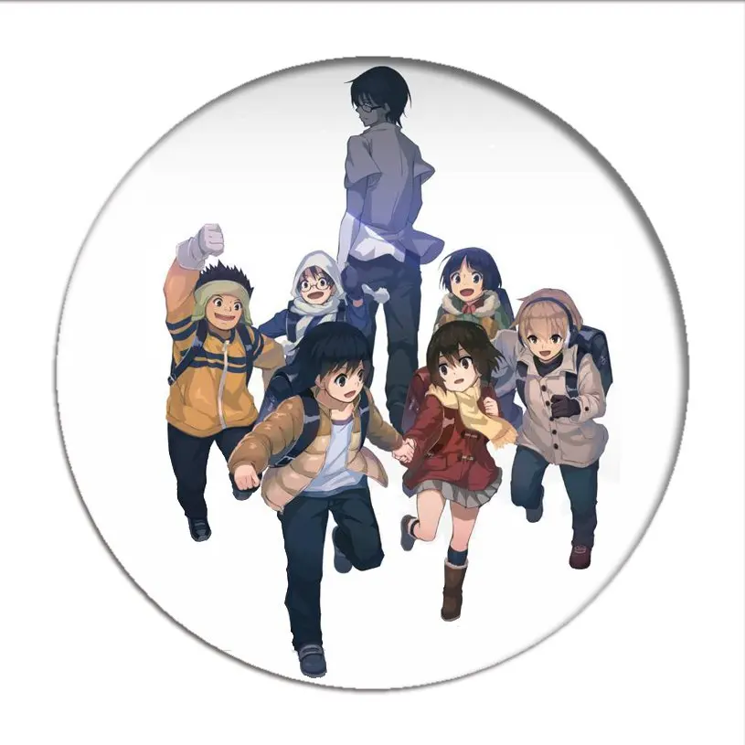 Город в котором только я отсутствует Значки для косплея Кайо хиназуки брошь