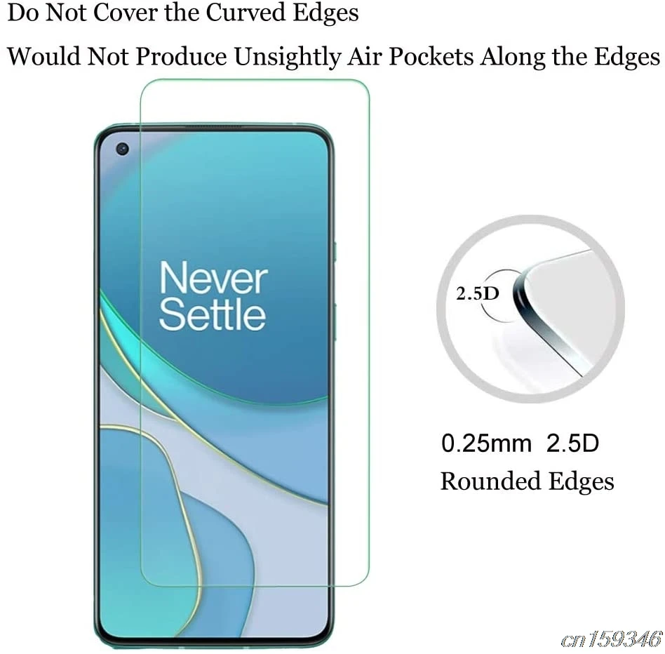 Tempered Glass For OnePlus 8T Screen Protector Camera Lens Film One Plus 6.55 inch | Мобильные телефоны и аксессуары