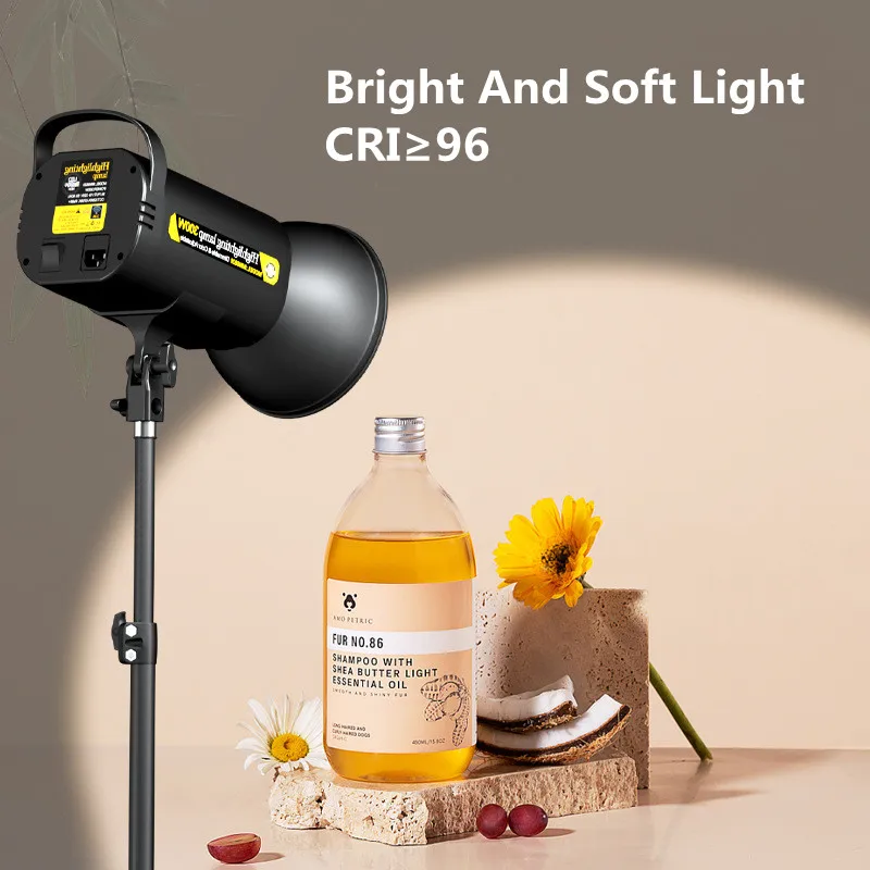

Dimmable 300W LED Video Light Studio Lamp 10500Lux EU Plug Photography Lighting With Remote Control For Youtube VK Live Stream