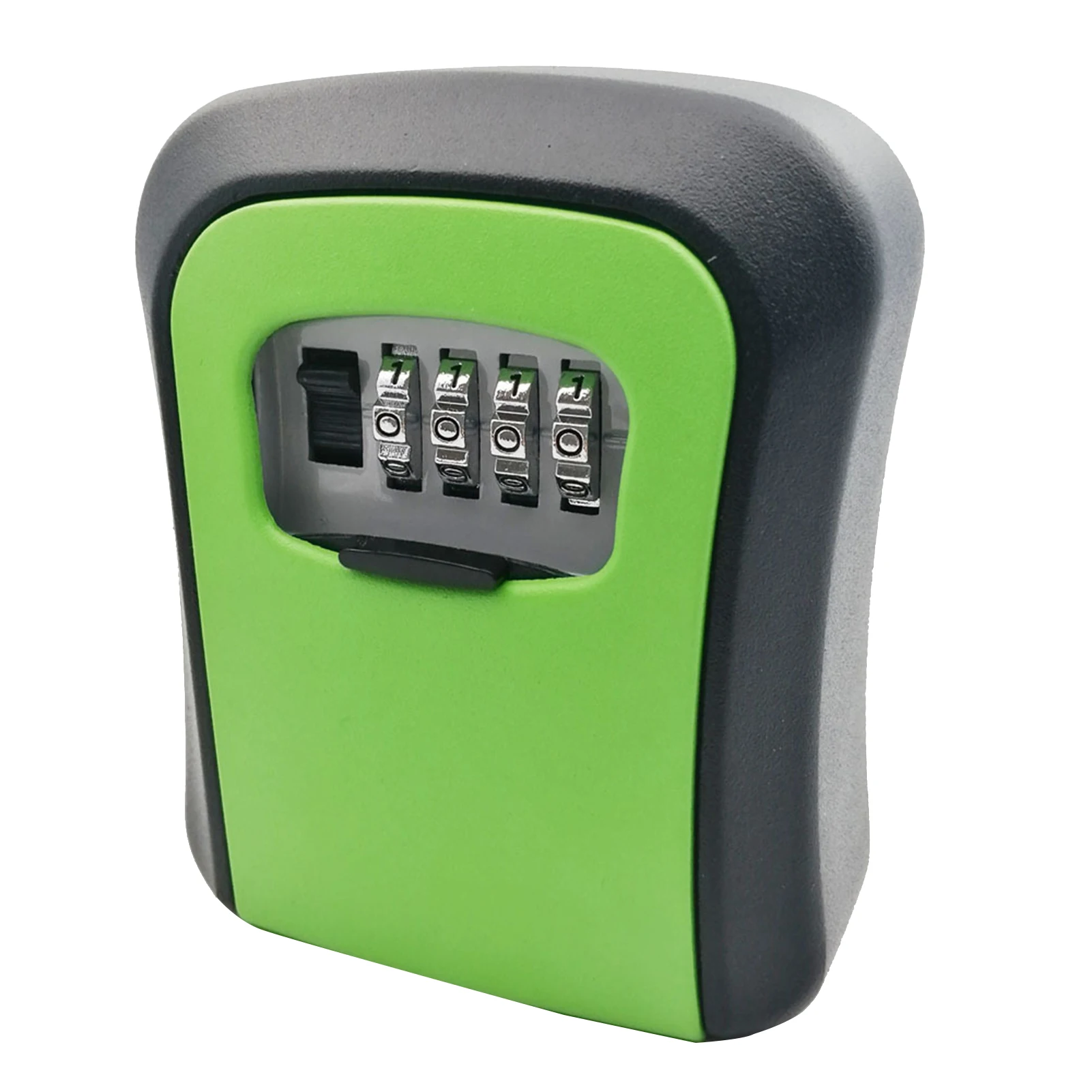 Замок с ключом коробка настенное крепление Алюминий сплав 4 разрядный Комбинации