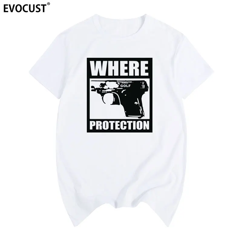 

Tyler The Creator Golf Wang where protection Skate OFWGKTA Harajuku T-shirt Cotton Men T shirt New TEE TSHIRT Women