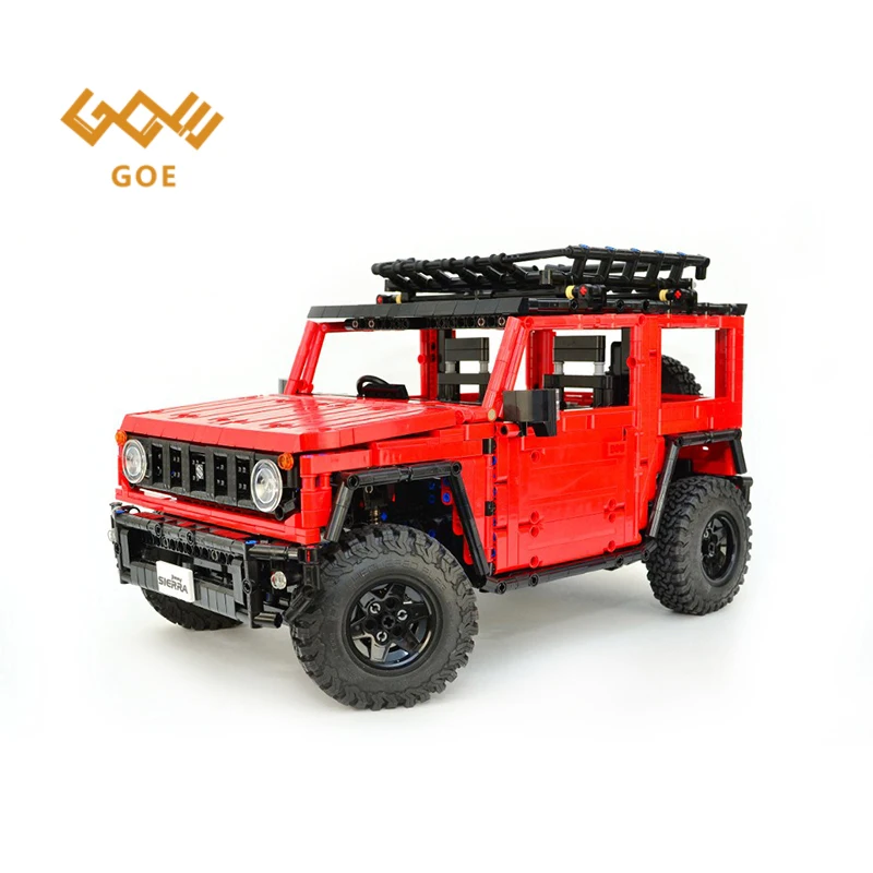 Техническая серия Suzuki Jimny Багги MOC-20375 внедорожник строительные блоки для