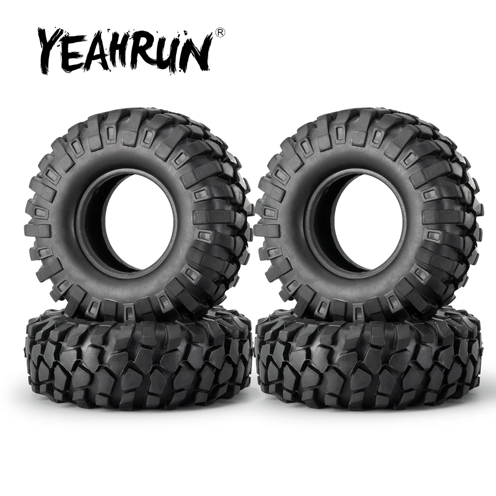 Гусеничные Шины YEAHRUN 1 9 дюйма RC Rock шины 108 мм OD для tiiya CC01 F350 AXIAL SCX10|Детали и