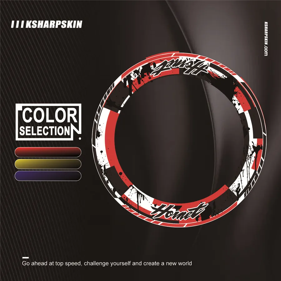 4 х Толстые края внешний обод наклейка полоса колеса Светоотражающие наклейки