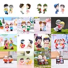 21 шт. романтическая парная фигурка для влюбленных, свадебные миниатюры, Террариум для невесты и жениха и сказочный садовый декор, интерьерный Декор автомобиля