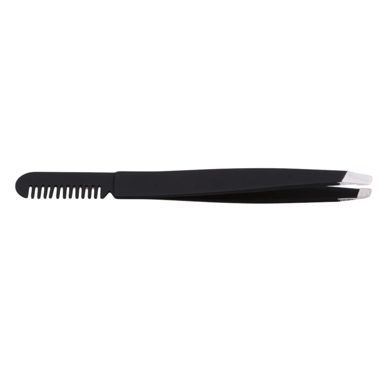 

1pcs Eyebrow Tweezer Eyebrow comb Beauty Slanted Puller Stainless Steel Eye Brow Clips Hair Removal Makeup Toos