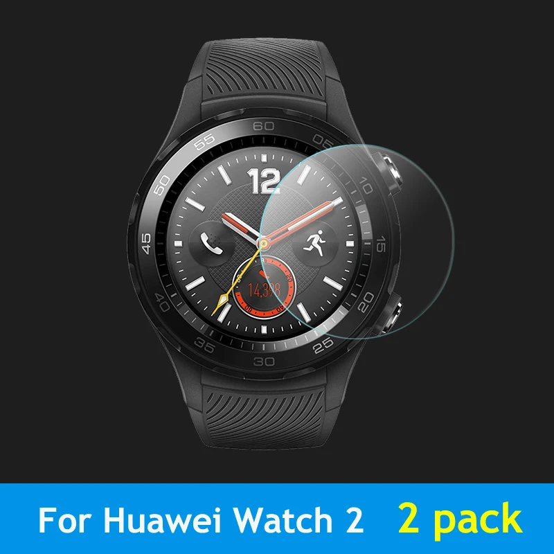 Transparent Закаленное стекло 9H для huawei watch GT/Watch 2 pro для Honor watch Magic/dream HD с защитой от царапин и отпечатков пальцев - Цвет: Transparent