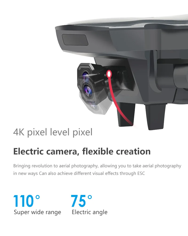 Дрон K20 с бесщеточным двигателем 5G gps 4K HD Двойная камера Профессиональный складной Квадрокоптер 1800 м радиоуправляемая игрушка подарок для мальчика