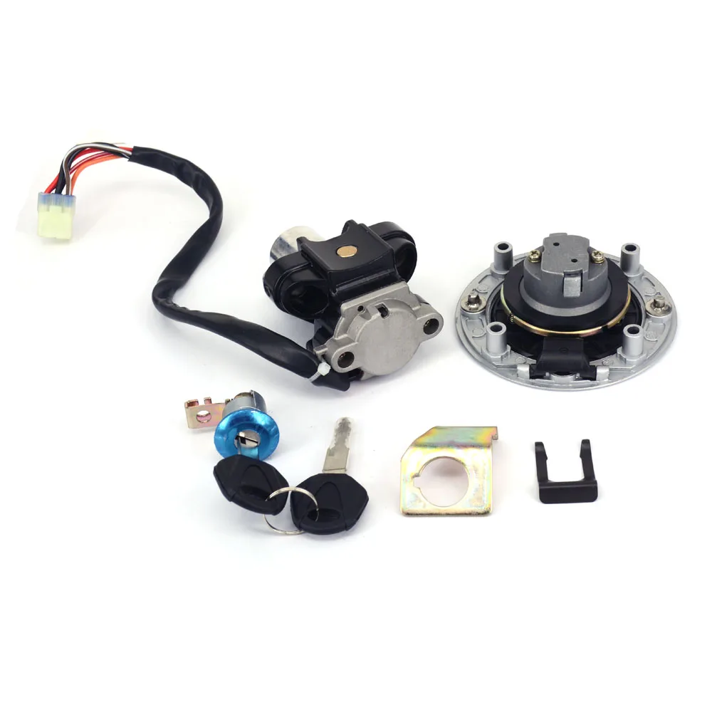 Замок зажигания для мотоцикла переключатель ключа топливных крышек SUZUKI GSXR600 GSXT750