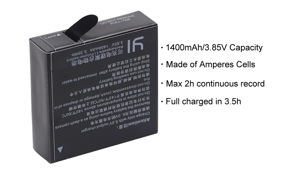 1400 мАч 3,85 В батарея AZ16-1+ светодиодный USB 3 слота зарядное устройство для Xiao mi Yi 2 4K батарея Xiao mi Yi Lite экшн-камеры