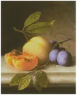 Набор для вышивания крестом 14CT, с персиками и Черносливом