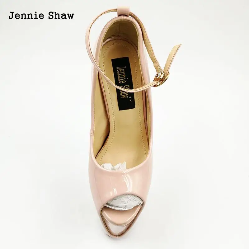 Женские модные туфли-лодочки с открытым носком на высоком каблуке 22 см | Обувь